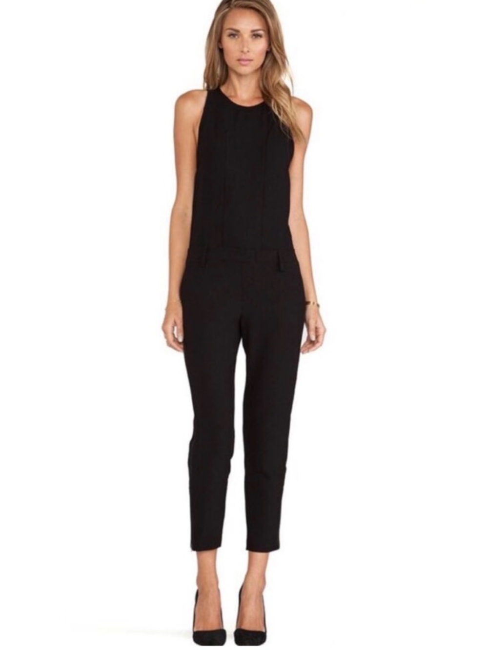 IRO sleeveless Cherley jumpsuit black size 38 US 6